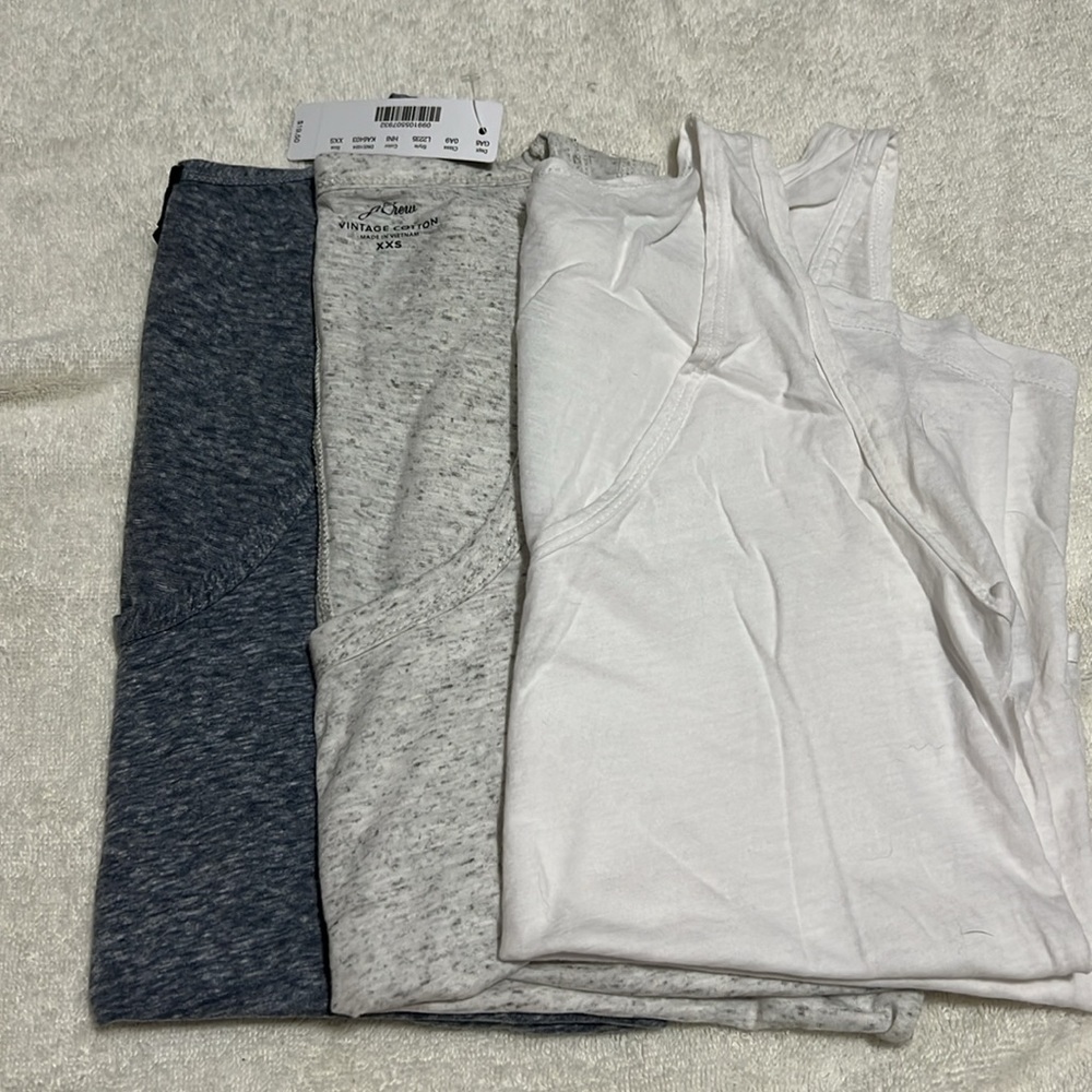 J. Crew XXS cotton tanks